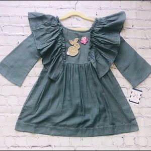Girls size 5 customized wing dress